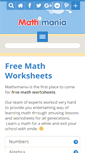 Mobile Screenshot of mathemania.com